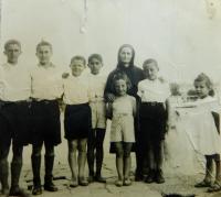 Fotis Bulguris in an orphanage in Skopje in 1949