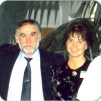 With his wife, Magdolna Fialovszky 