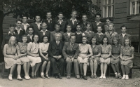 Grammar school in Český Brod, 1947