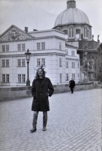 Jan Král in Prague, 1980s