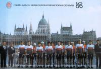 Haťapka as couch of Hungarian national cycling team in 1983/1984