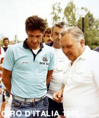 Preparation at Preteky mieru with Francesco Moser in Italy 1985