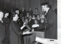 Doctor's graduation 1979 RNDr. II