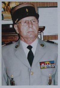 Pavel Knihař in uniform