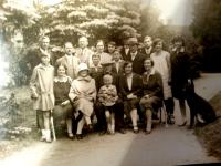 Rodina Fassmanů a Málků, začátek 30. let 20.stol.