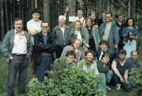 Meeting at Borůvková mountain with Polish disidents (15.8.1987)