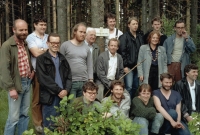 Meeting at Borůvková mountain with Polish disidents (15.8.1987)