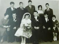 Rodina na svatbě Steriose a Konstantiny Kiriazopulosových