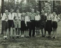 Sterios Kiriazopulos na setkání mládeže ve Východním Berlíně v roce 1951