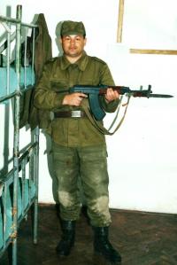 Počas vojenčiny v Trebišove, ako 28-ročný