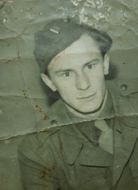 Husband Václav Bojko in 1946 during his military service