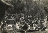 Antirockfest in 1986 in Oskava