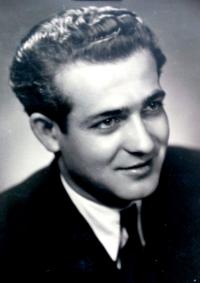 Alfonz Petreje - photo from student time (1950)
