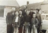 The family of Škoda on a farm in Žerotín