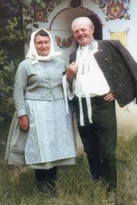 80. léta: manželé Růžena a Michal Komosní