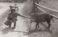 He inherited his stepfather’s love of gamekeeping, 1990