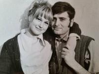 with wife Tatiana 1974