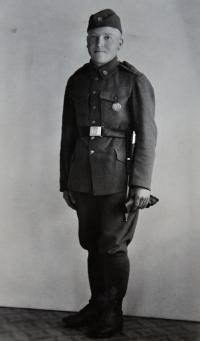 Johan Bannert / nejstarší strých Josefa Bannerta / za 1. republiky voják Československé armády