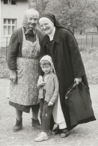 Slavomíra with her mother
