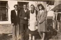Husband, brother-in-law, mother-in-law and Slave Easter 1948