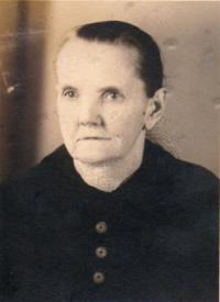My beloved grandmother Vitašková (mom mom) from Záluží about 40 years