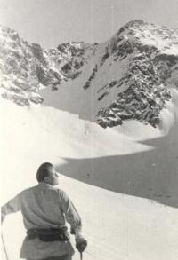 In the Tatra mountains in 1949