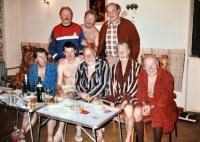 S přáteli v sauně 1984