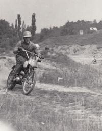 Květoslav Mašita - první motorka Pionýr okolo 1962