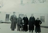 From Uncle Josef Šafář, Aunt Antonie Safarova, Grandparents František and Marie Safar with Prababička Marie in Newspapers of Czechs in Volhynia in January 1947