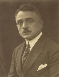 Tatínek Jaroslav Horníček, 1922