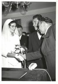 Wedding photo from 1960y