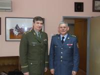 With the rector of University of Defence in Brno