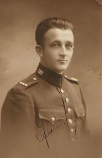 Jan Měřínský, sergeant, Olomouc 1929