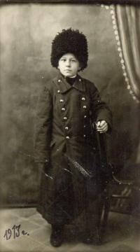 Angela Bajnokova's father Roman Jankevič like 11 years old boy in Manchuria in 1913.