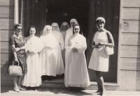 1971 - Italy, with nuns
