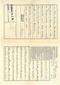 Letter from his father from Mauthausen camp (part 1)