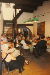 In the Center for Theoretical Studies - meeting room, around 2000