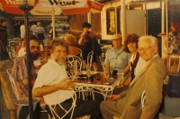 With Ivan Havel, Jennifer Simons and Jaroslav Kohout, 1990s 