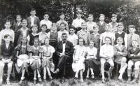 In the top row third from left Matti Cohen (Mathias Kohn), student, Ústí nad Labem. 1937
