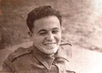 Matti Cohen as an Israeli soldier. Early 1950s
