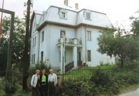 House of Kohn family. Matti Cohen with his wife Ruth. Ústí nad Labem. 1990s