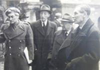 Návštěva britských diplomatů v ŽNO (cca 1945 nebo 1946)
