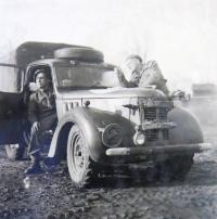 Hanuš Rebenwurzel (vpravo) v době nasazení u Dunkerque
