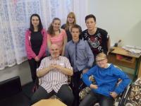 team from the school ZŠ Školní 75 Příbram with Josef Evan