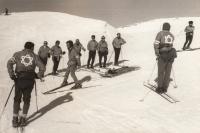 Rescue team at Mt. Hermon, 1969