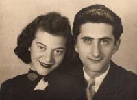 With first wife Ritzi, 1942
