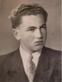 Jozef Melek - photo from school times (1948)