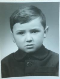 Milan Kašuba as a child