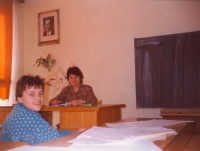 Mrs. Miluše  - teacher of the Primary School in Malešov
