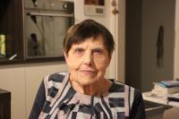 Jarmila during the recording - 2018